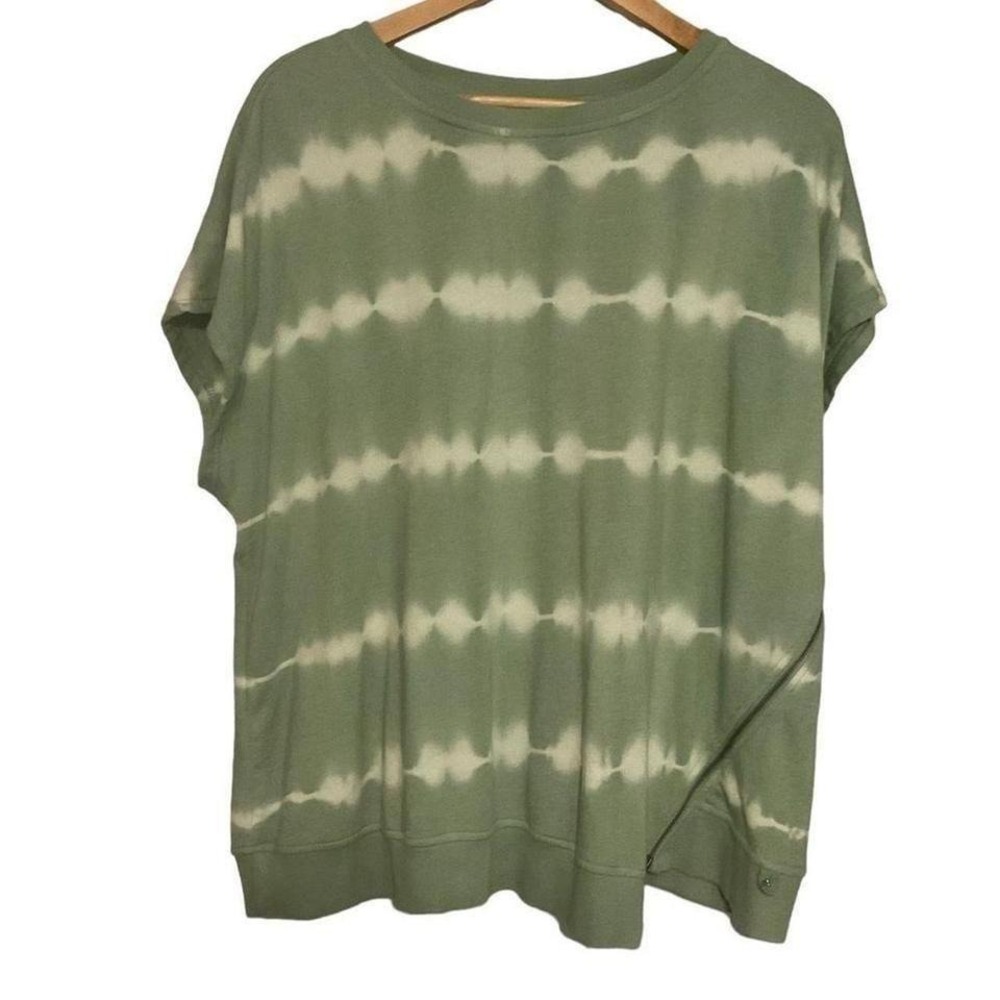 Seven7 green& white tide‎ dye sweatshirt size XL